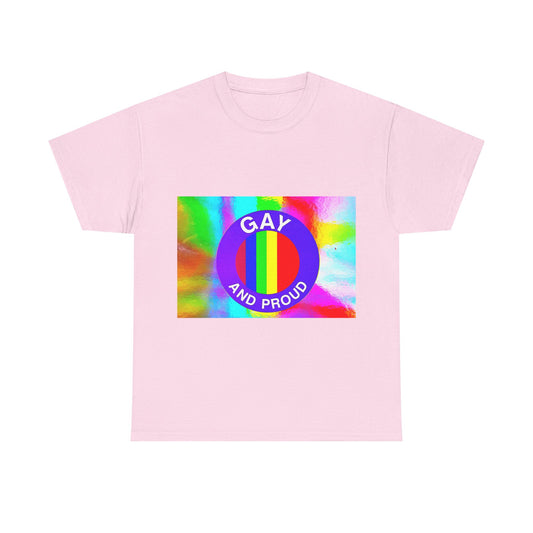 Gay and Proud POP ART Tee Shirt