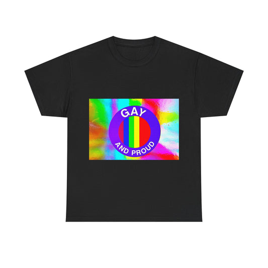 Gay and Proud POP ART Tee Shirt 